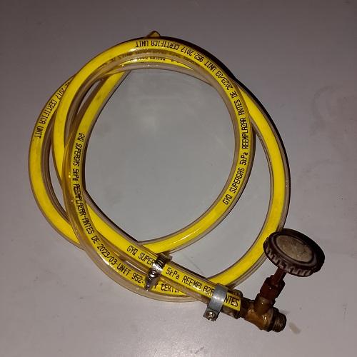 Llave paso de Gas y manguera