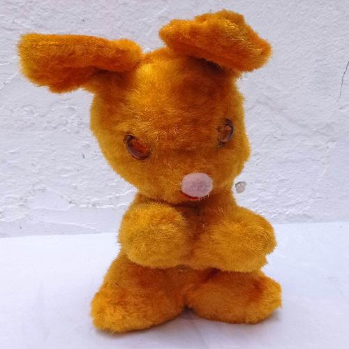 Peluche, conejo, muy antiguo