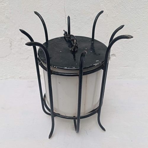 Farol colgante en metal