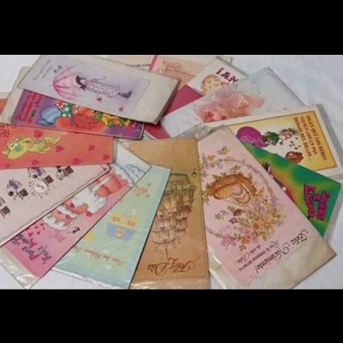 20 Tarjetas felicitaciones antiguas