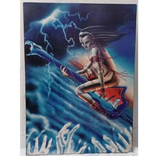 Cuadro Serigrafía 1987 antiguo