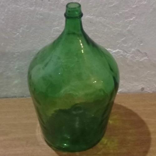 Damajuana vidrio verde